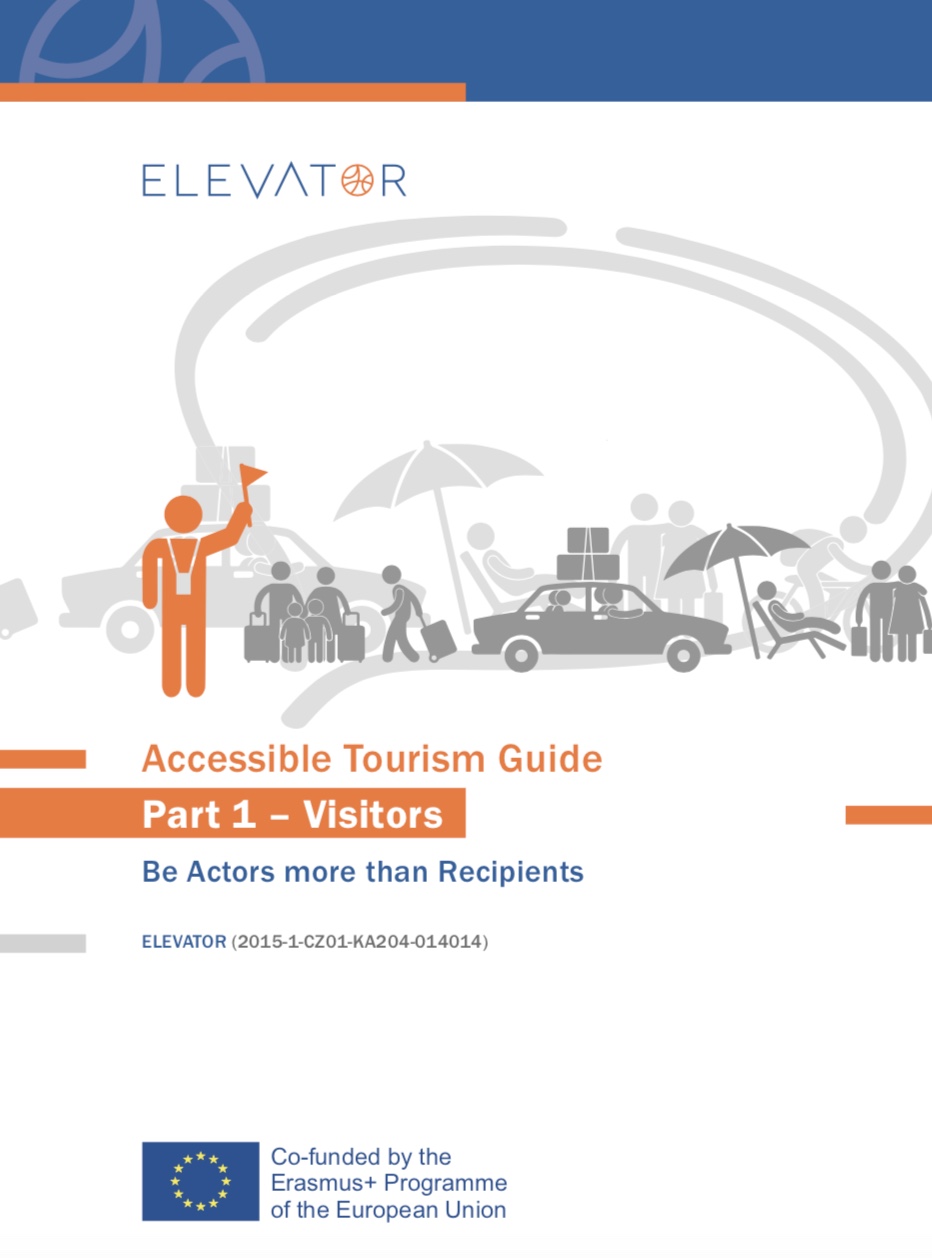 Cover image, ELEVATOR Accessible Tourism Guide 1 - Visitors